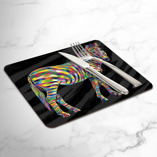 Zebra Print Placemats Wayfair.co.uk